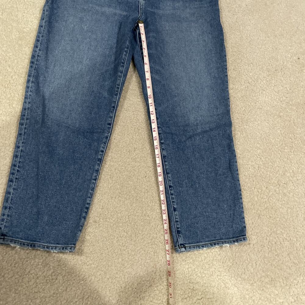 Madewell Perfect Vintage Straight Crop Jean Size 32 Preowned - Picture 7 of 13